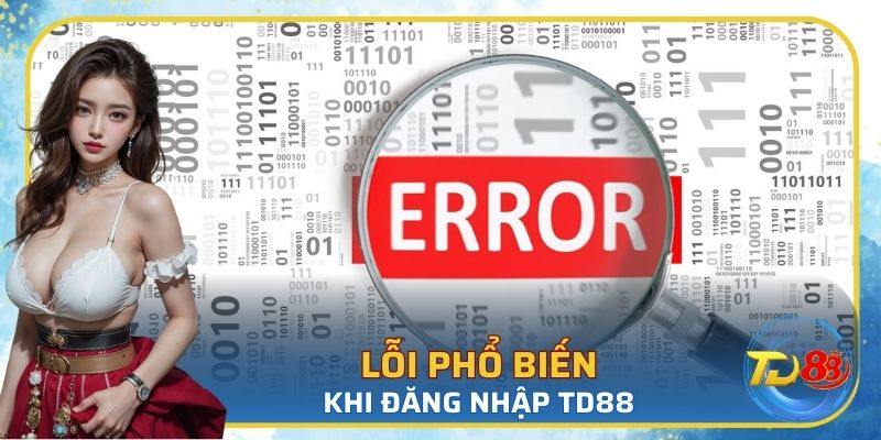 Lỗi phổ biến khi đăng nhập tài khoản TD88 và cách khắc phục