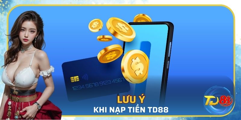 Người chơi cần lưu ý gì khi thực hiện nạp tiền TD88?